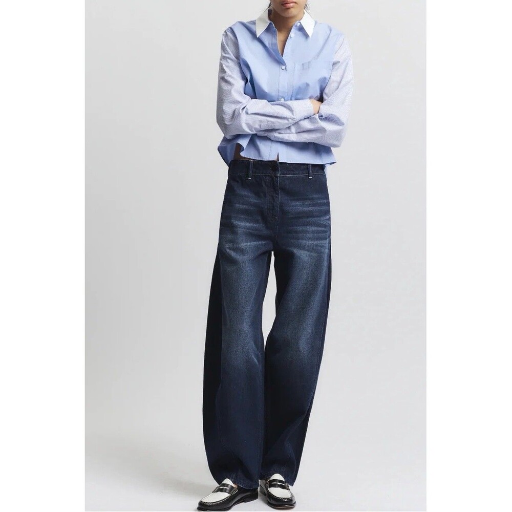 Saint Art Stevie Barrel Jeans – Mechanic Wash – Size 25 – NWT – $350 Retail